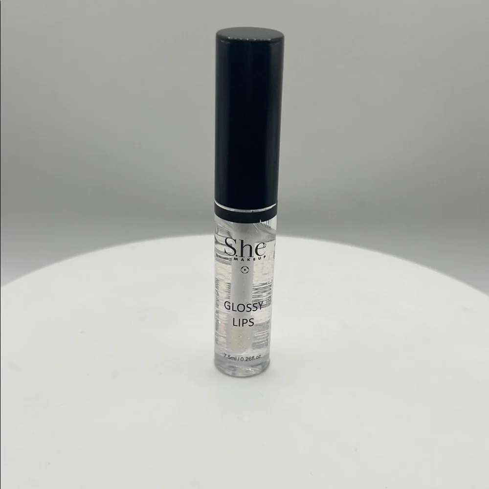 She Makeup Glossy Lips Clear Lip Gloss